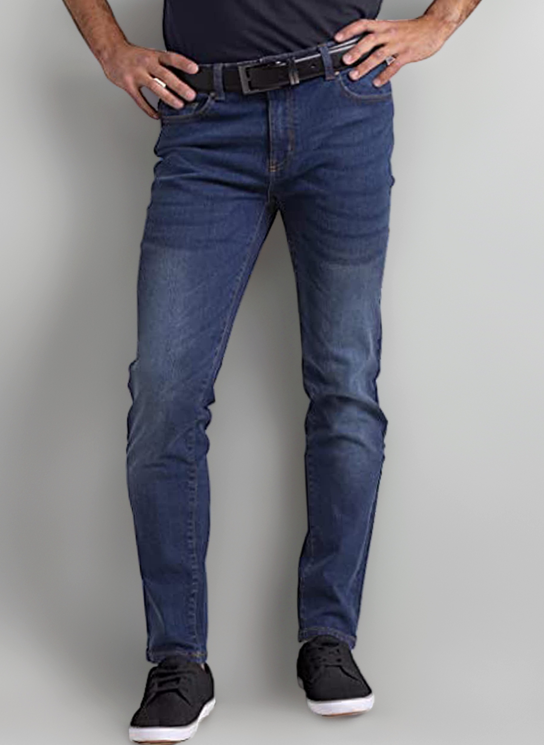 westAce Mens Flex Jeans Stretch Skinny Relaxed Slim Fit Casual All Waists Denim Pant