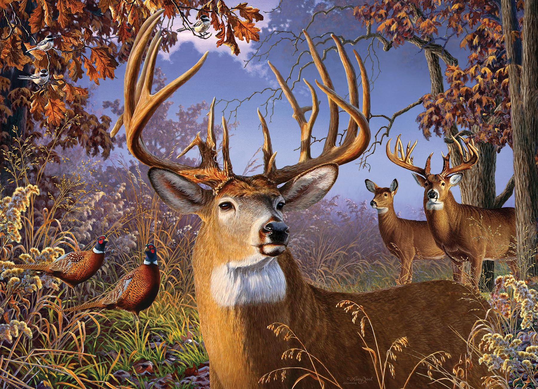Amazon.com: Cobble Hill 500 Piece Puzzle - Deer and Pheasant