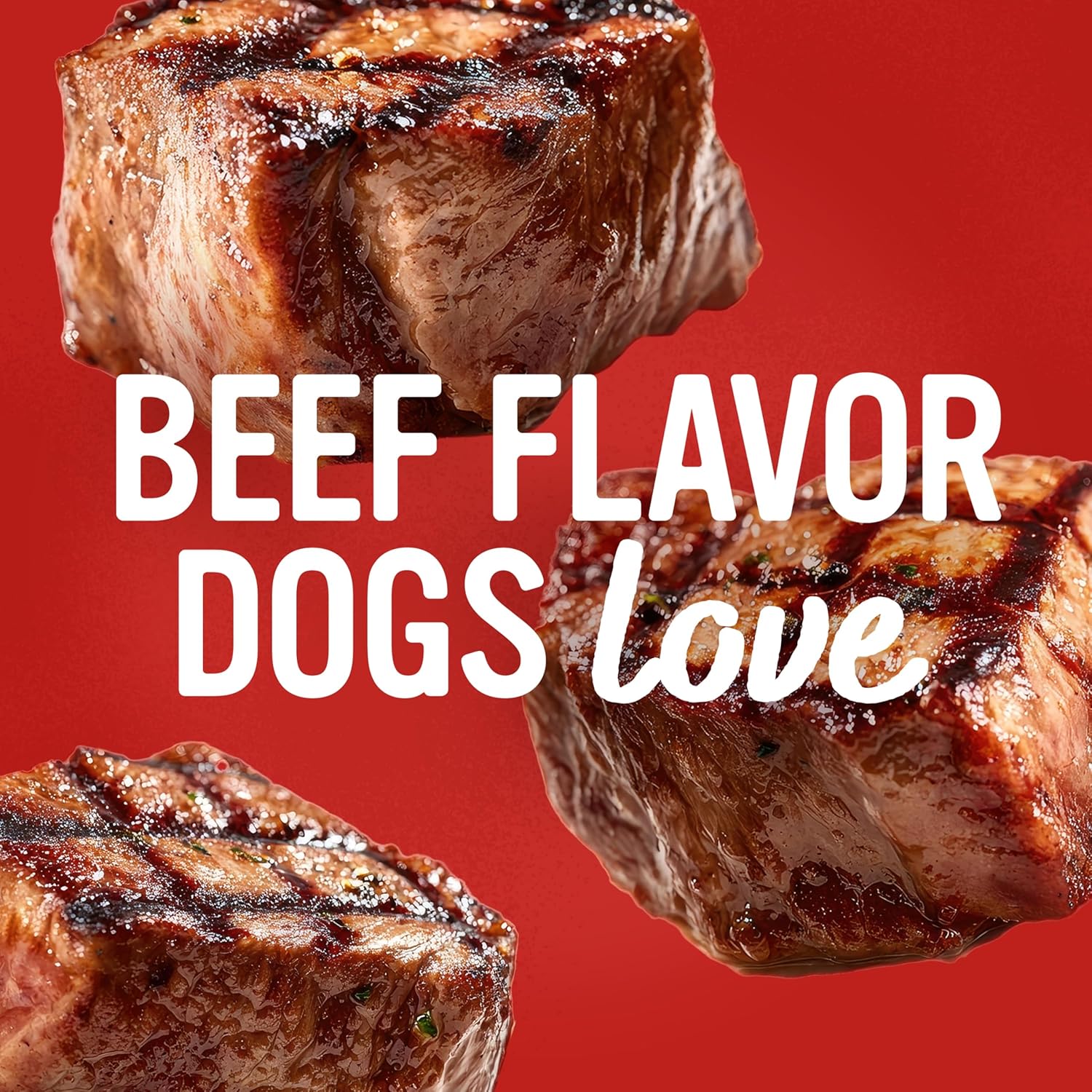 Blue Dog Bakery More Crunch Medium Beef & Bone Broth Dog Treats, Dog Biscuits for Large Breeds, Healthy Treats, All Natural, 18 oz (Pack of 6)