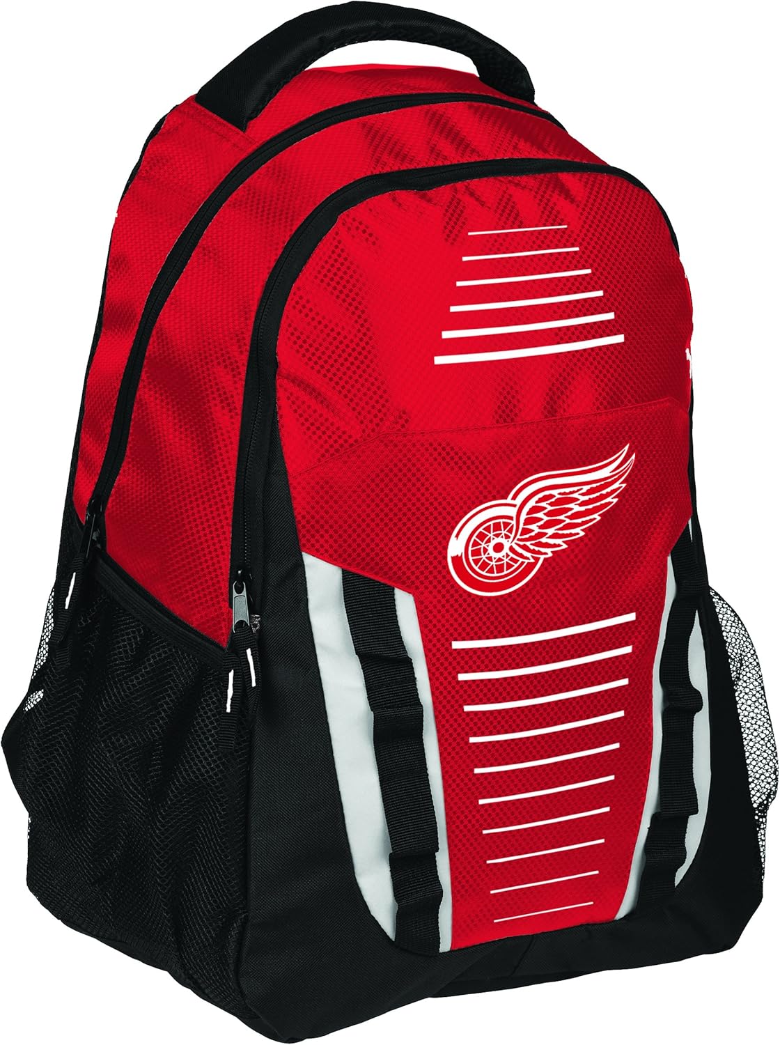 FOCO Detroit Red Wings Stripe Franchise Backpack
