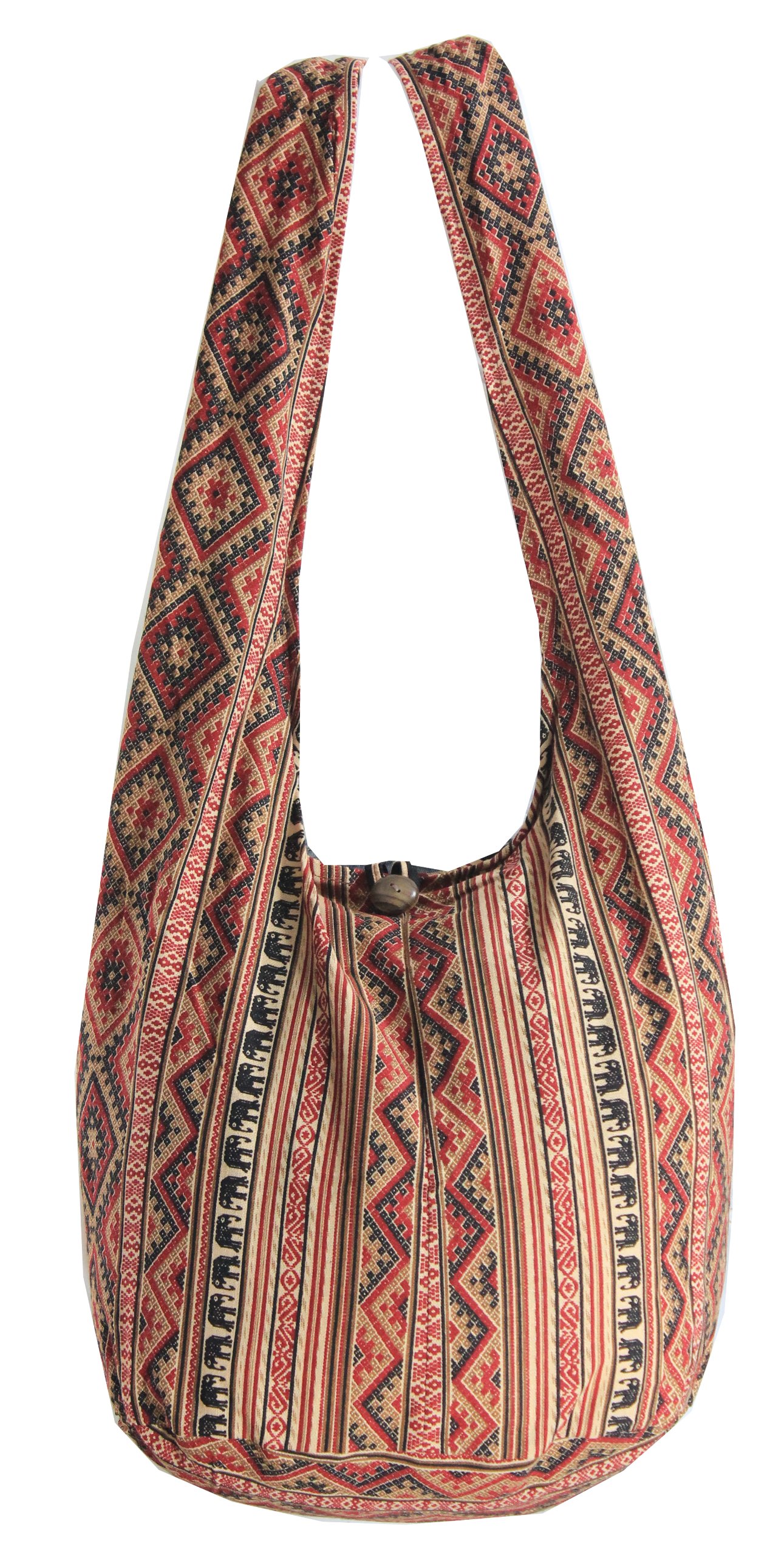 Hippie Boho Vintage Elephant Sling Cross body Shoulder Messenger Bag