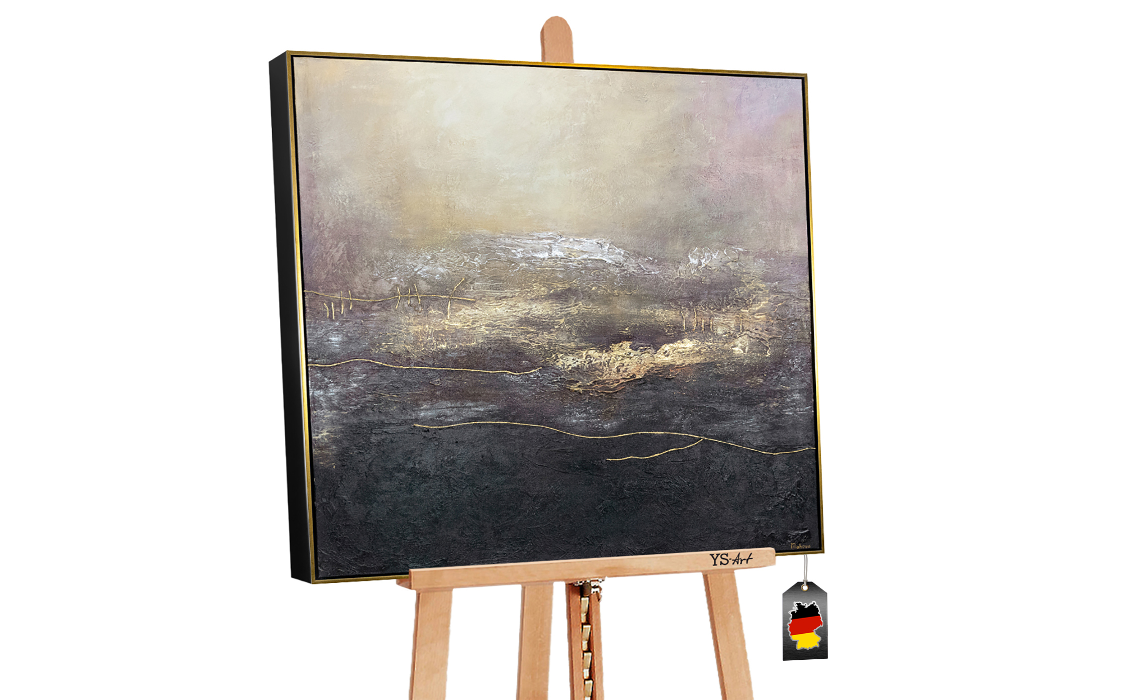 Tableau Mural Peint à La Main « La Grâce I » - Peinture Acrylique Originale - Décoration Intérieure Murale - Œuvre D'Art Unique