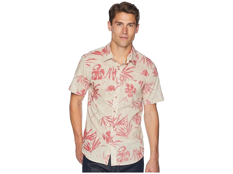 

Captain Fin Mothership Short Sleeve Woven (Red) Men's Clothing