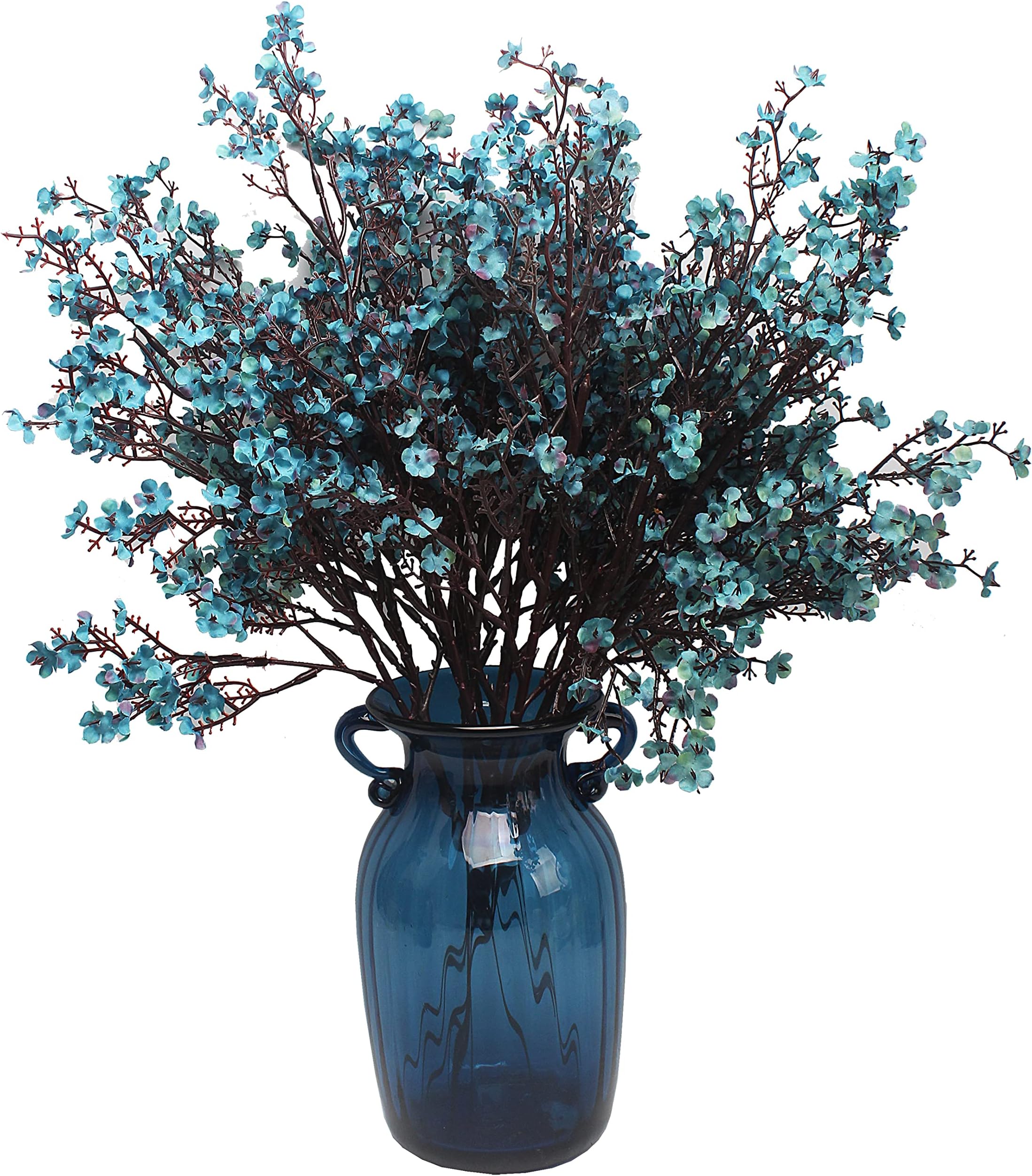 – JAKY-Global Babys Breath Gypsophila Artificial Flowers 6 Bundle European Fake Silk Plants Decor Wedding Party Decoration Bouquets Real Touch DIY Home Garden (Autumn Blue)