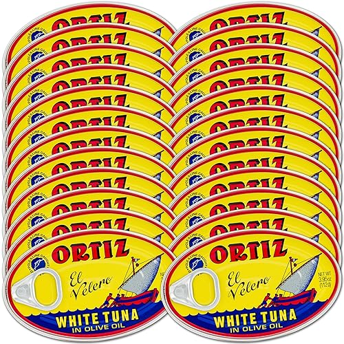 Ortiz Bonito Del Norte Atún en Aceite de Oliva 395 Oz Oval Tin España 24 Pack Ortiz Bonito Del Norte Atún en Aceite de Oliva 395 Oz Oval Tin España 24 Pack