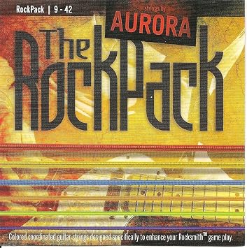 Strings by Aurora RockPack Elektronik Gitar Teli 9-42  ok Renkli