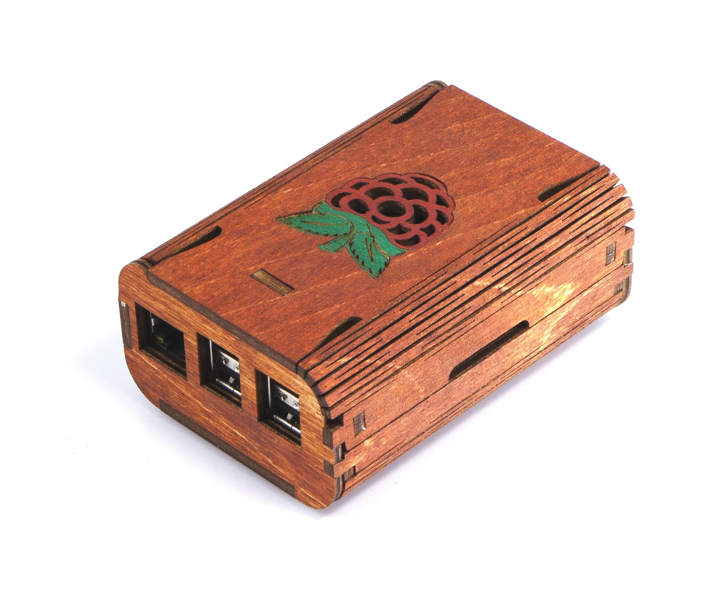C4Labs FlexPi Case for Raspberry Pi3, Pi2 and B+ (Red Raspberry)