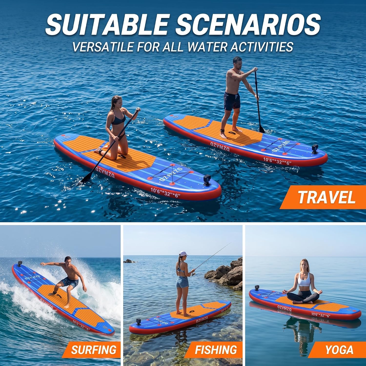 Standup Paddle Board Inflatable paddleboards Adults sup Stand up Blow up Tabla