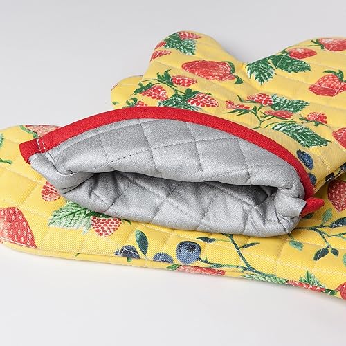 Miniatura 3 de Now Designs Horno básico, juego de dos, guante de parche de bayas, 2 unidades