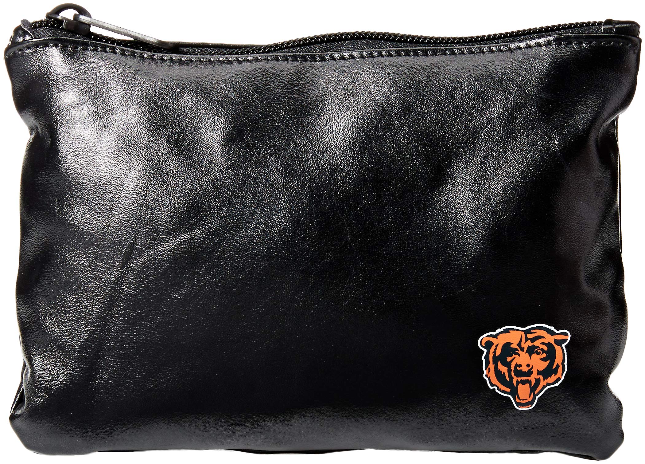 FOCO Chicago Bears Exclusive Team Logo Flats With Clutch Extra Large