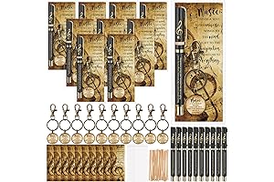 10 Bulk Set Music Gifts for Marching Band: Inspirational Music Keychains, Pens, and Bookmarks