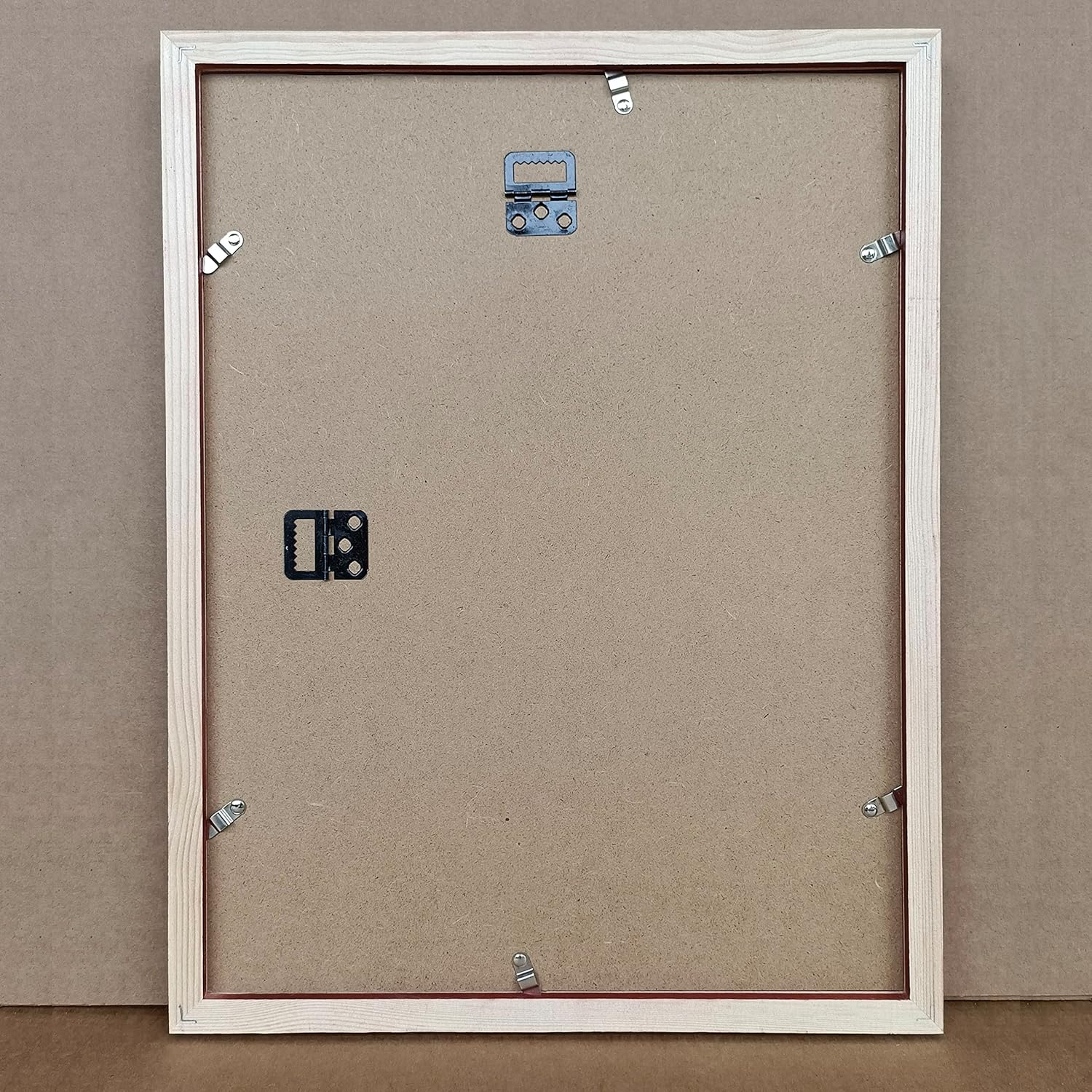 ZXT-parts 16x20 Picture Frame Red. Solid Wood, 2 Acrylic Panels (not Glass), 1 Piece of Copper Paper (Red and White), can Display Works of Art, Photos, etc. Wall hanging.1 Pack.