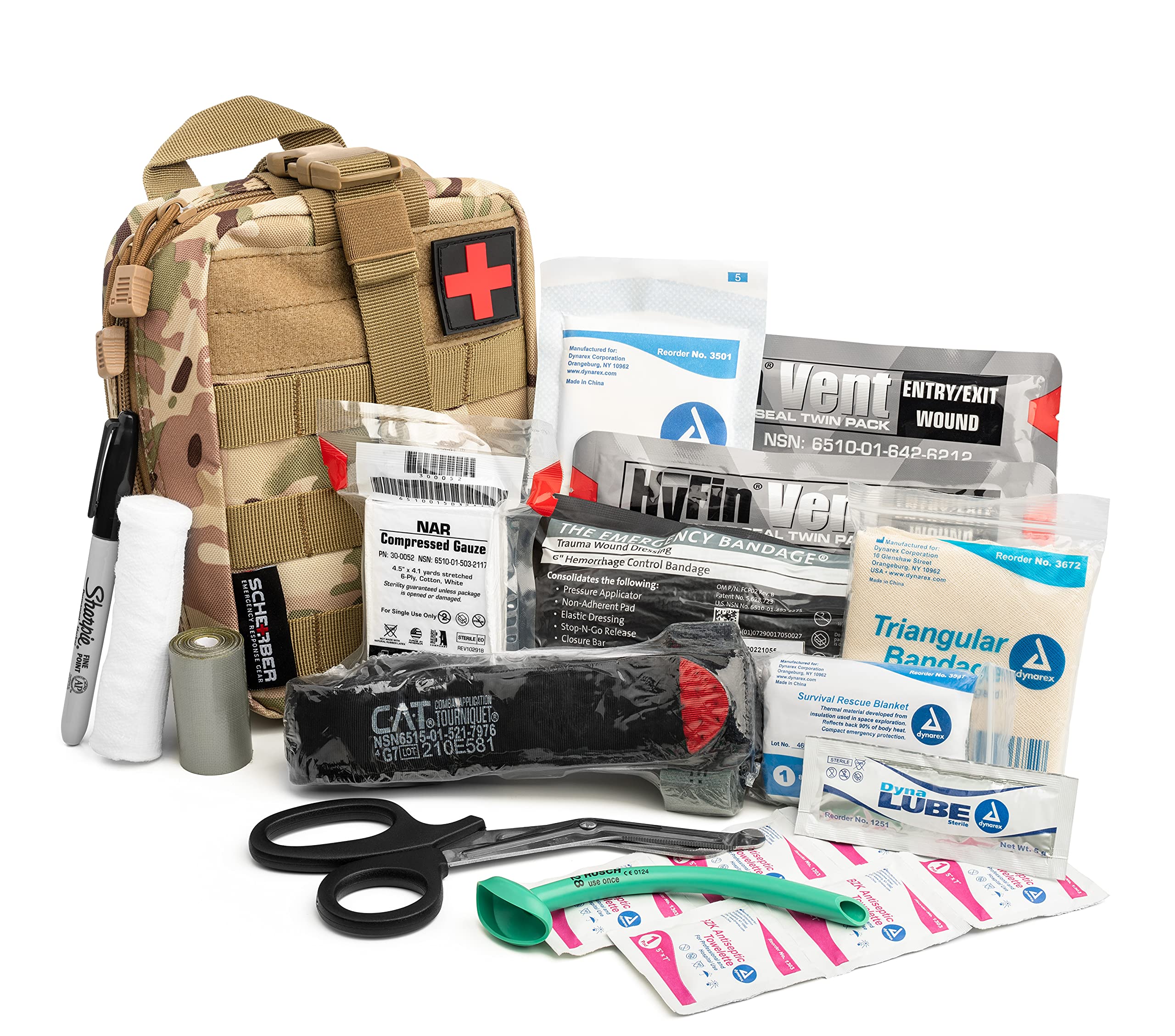 Buy Scer Premium IFAK Kit Trauma Pack Fully Stocked MOLLE Pouch w/CAT