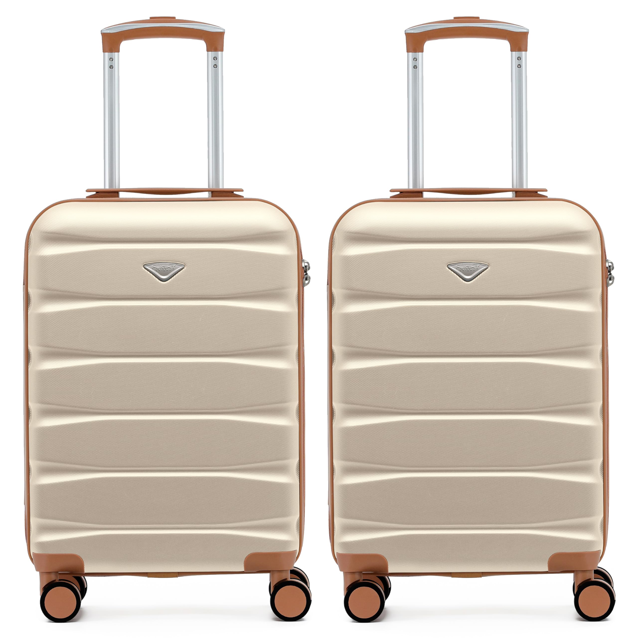 Flight Knight Underseat Cabin Suitcase 45x36x20cm | Free Hand Luggage for EasyJet & Wizz Air | Lightweight ABS Hard Shell with 8 Silent-Glide Spinner Wheels | Max Space Travel Bag — view 155