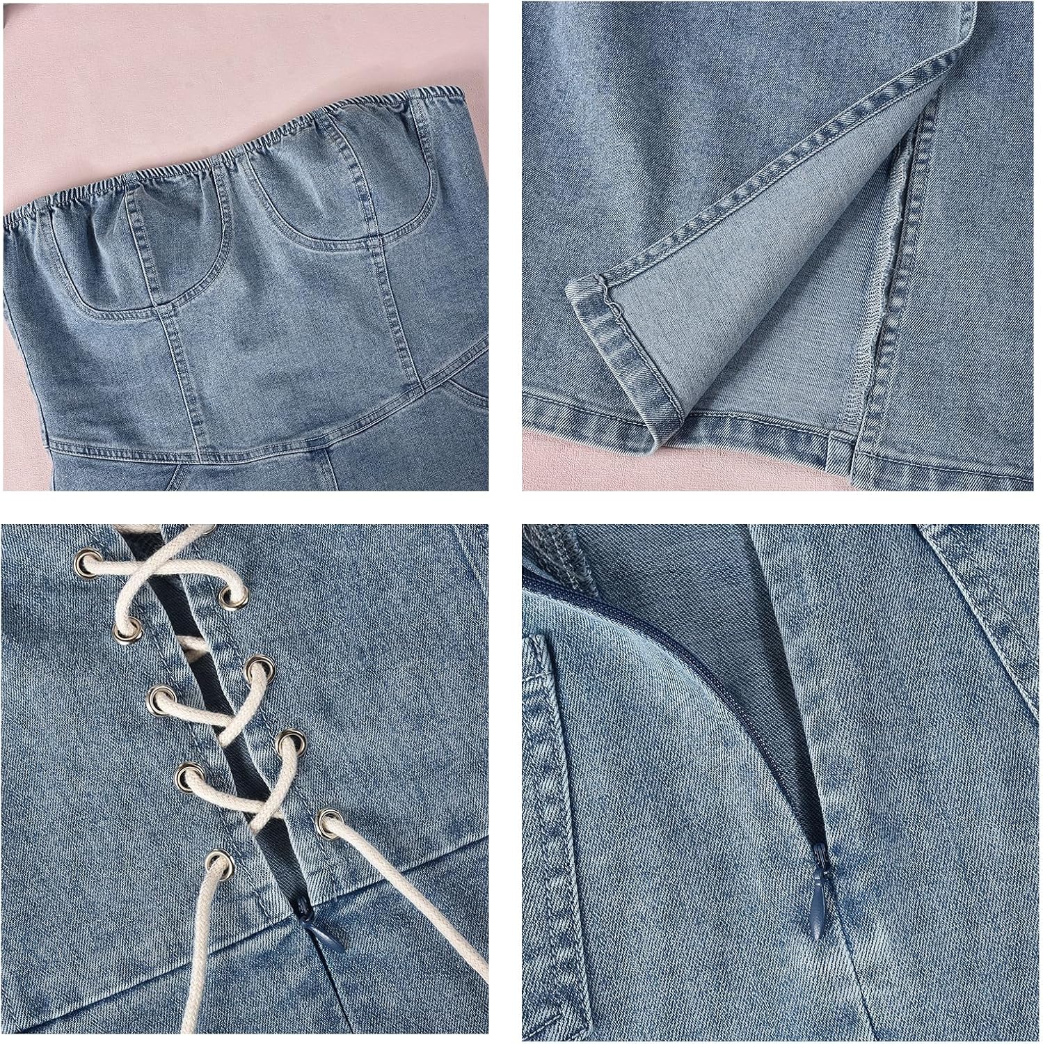 Women's Casual Dress Sexy Off Shoulder High Waist Maxi Dresses with Pockets Elegant Cocktail Vacation Curvy Vestido - Image 5