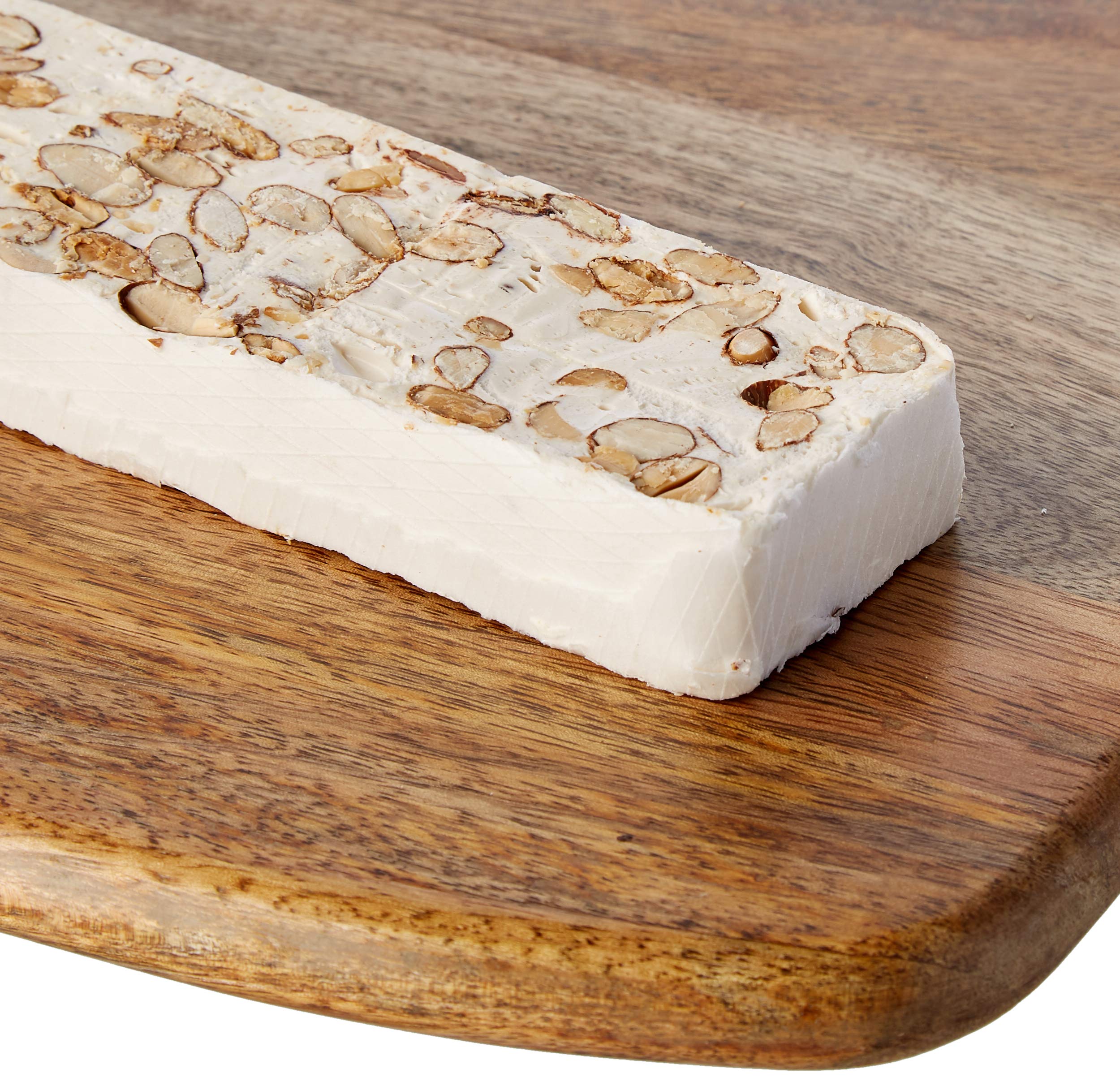Les Ruchers du Luberon - Nougat Blanc de Provence en Barre 200 g - Nougat Tendre aux Amandes et au Miel de Lavande - Fabrication Artisanale