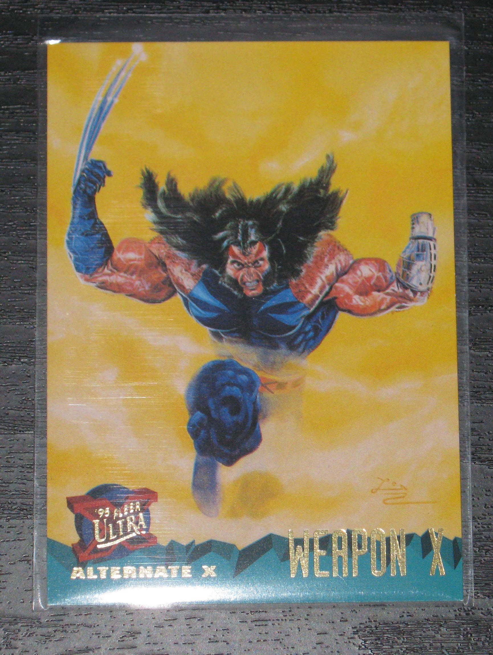 Amazon.com: 1995 Fleer Ultra X-Men Weapon X Unnumbered Promo Card NM/M :  Toys & Games