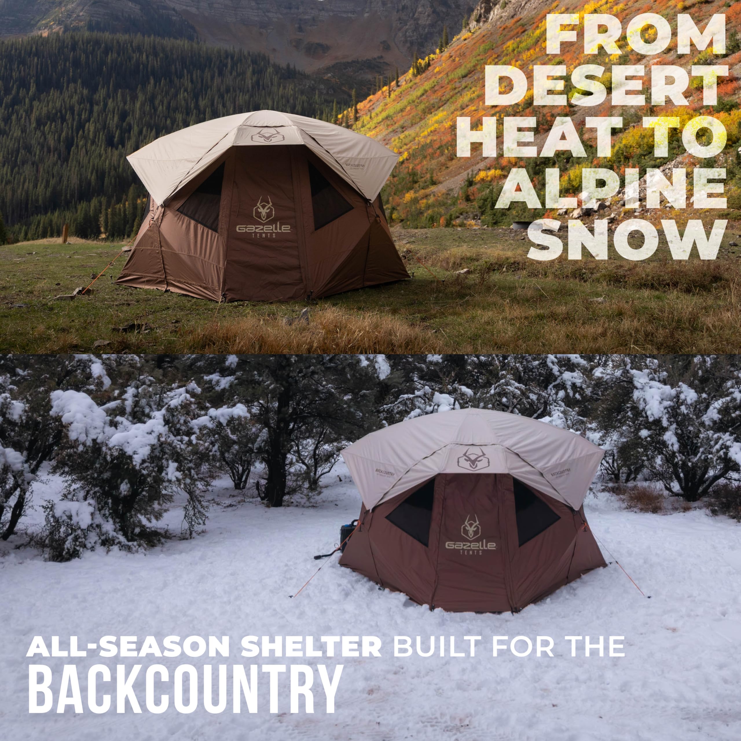 Amazon.com : Gazelle Tents™ Backcountry T5 All-Season Hub Tent