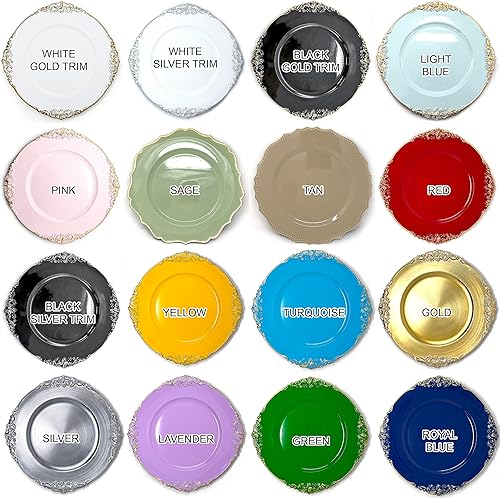 Miniatura 4 de Allgala - Juego de 6 platos redondos de 13 pulgadas