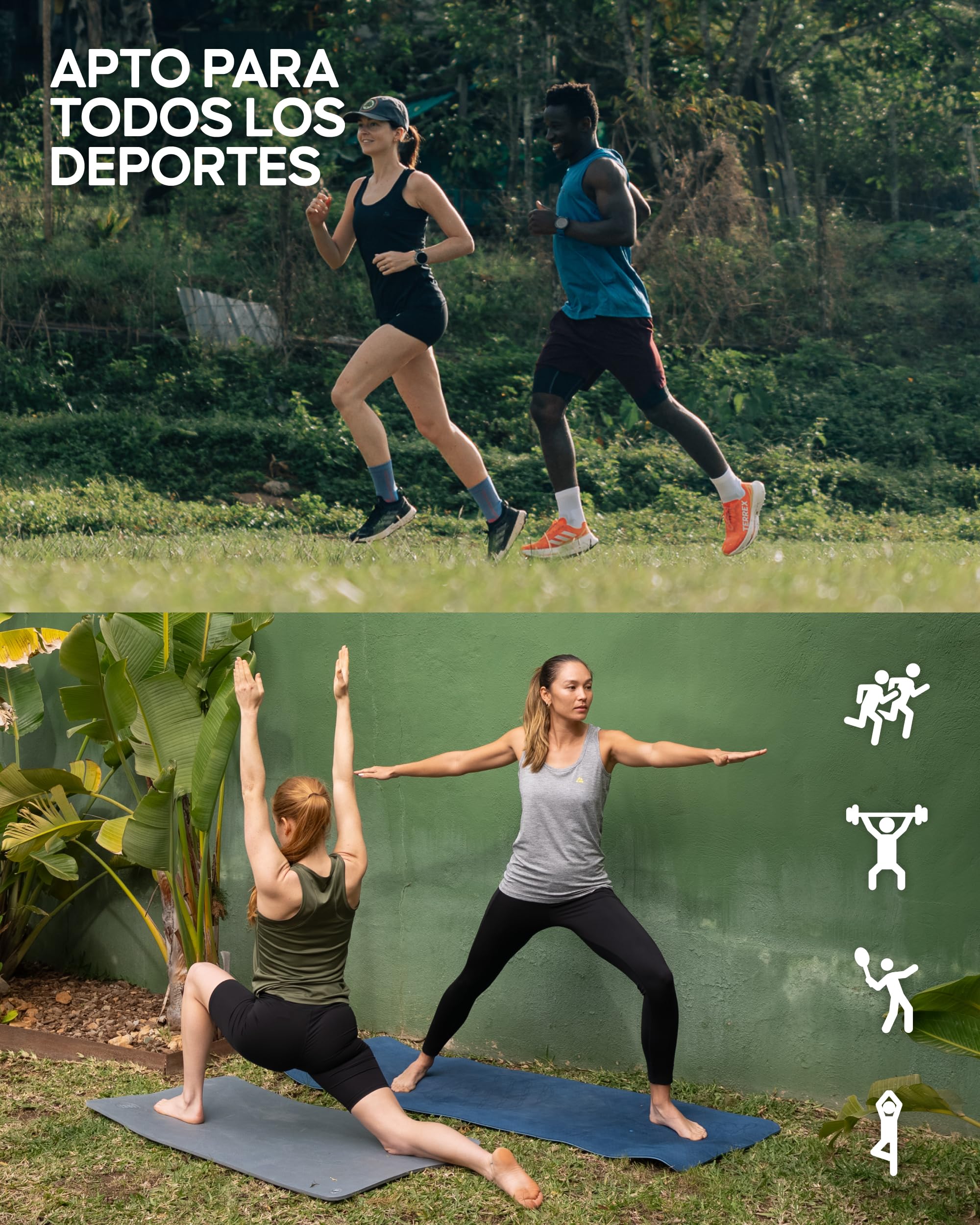 DANISH ENDURANCE Camiseta Deporte Mujer, Top Deportivo, Pack de 1 o 2 - Ropa Deportiva Mujer, Running, Deportes, Gym, Pilates, Padel