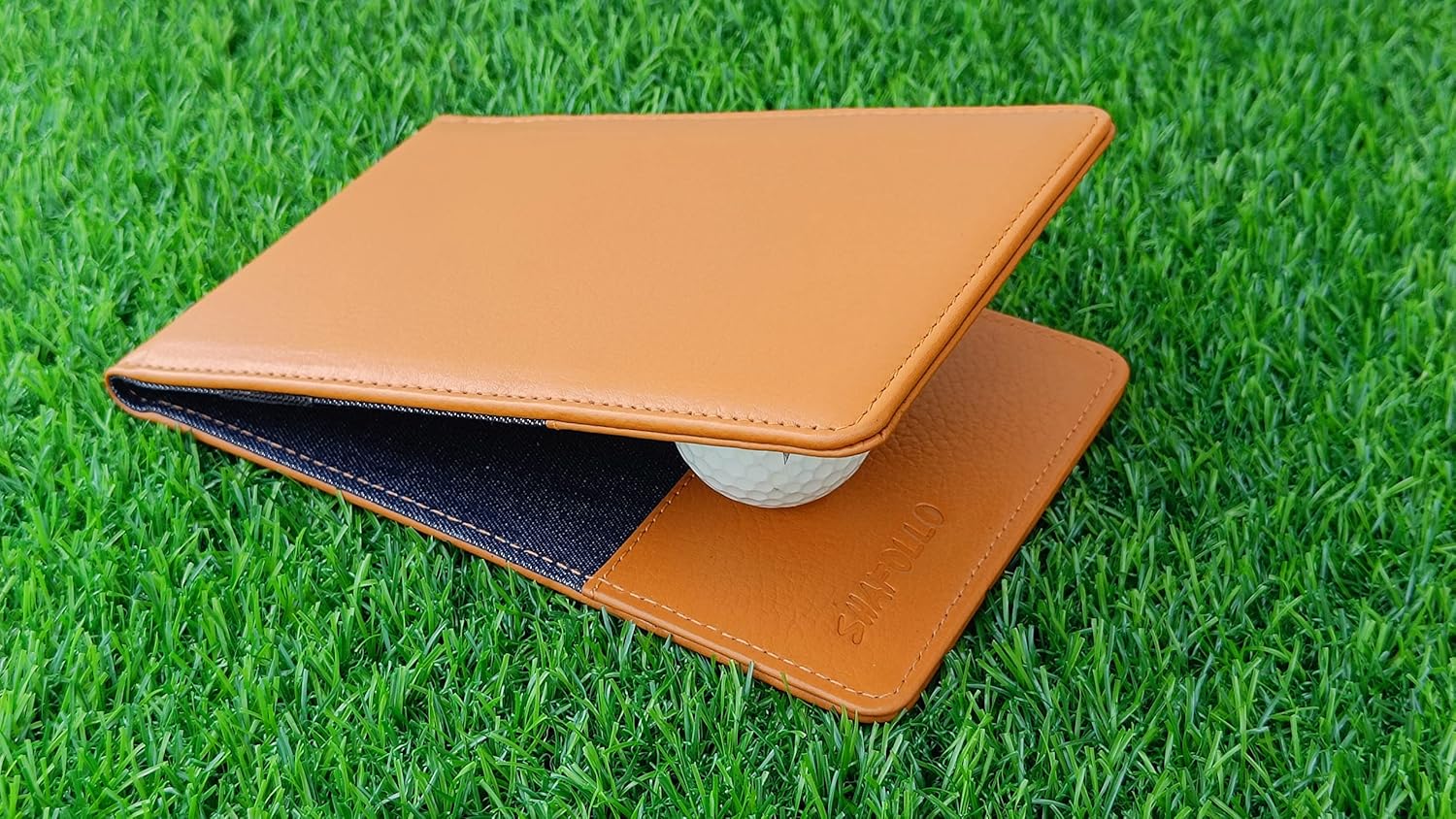 Score card holder Golf – Yardage Book cover- GENUINE LEATHER - Golf Scorecard Book- Unique Golf Gifts for Men & Women