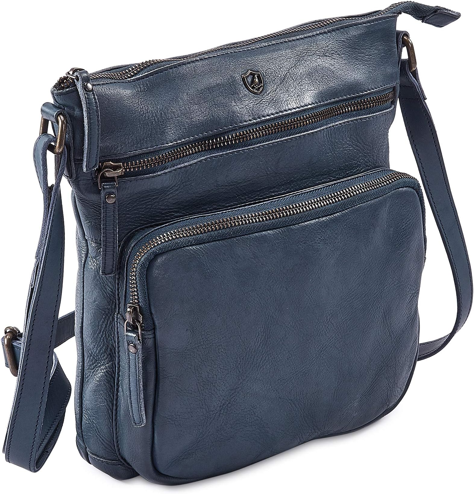 CochoaCrossbody Bags for Women Real Leather Purse Handmade Vintage Crossover Shoulder Pocketbook