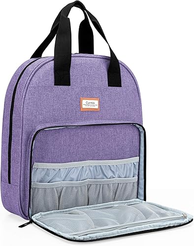 Miniatura 3 de CURMIO Bolsa de Bordado, Portafolio Portátil para Proyectos de Bordado para Arpones de Bordado, Seda, y Suministros de Punto de Cruz, SOLO LA BOLSA,