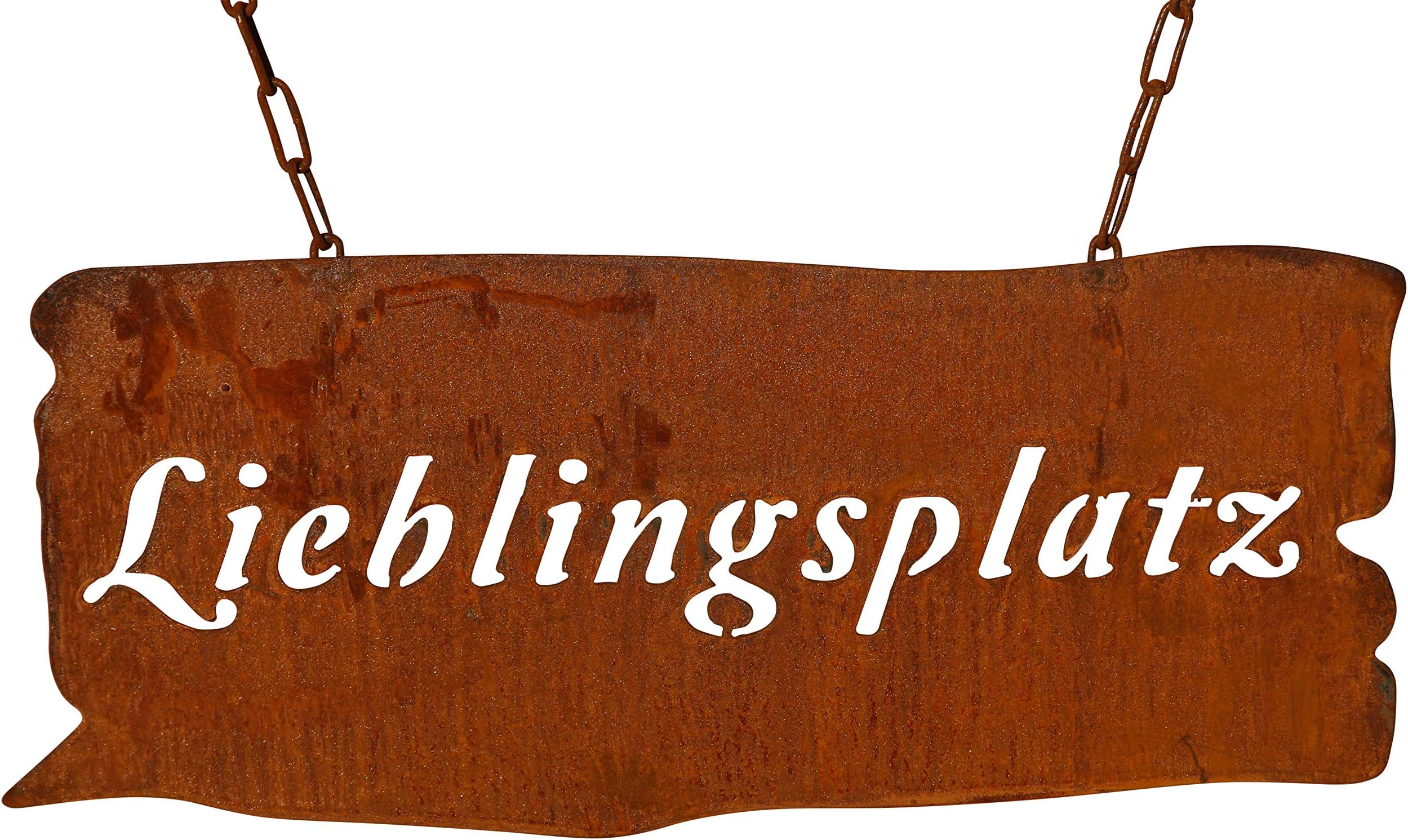 Rustikales Gartenschild Mit Spruch - Edelrost Deko Für Dein Zuhause