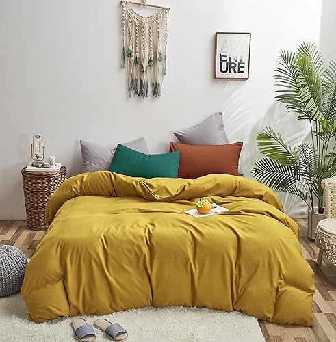 Miniatura 33 de Luxlovery Juego de edredón caqui beige, tamaño California King, unicolor, colchas suaves y transpirables