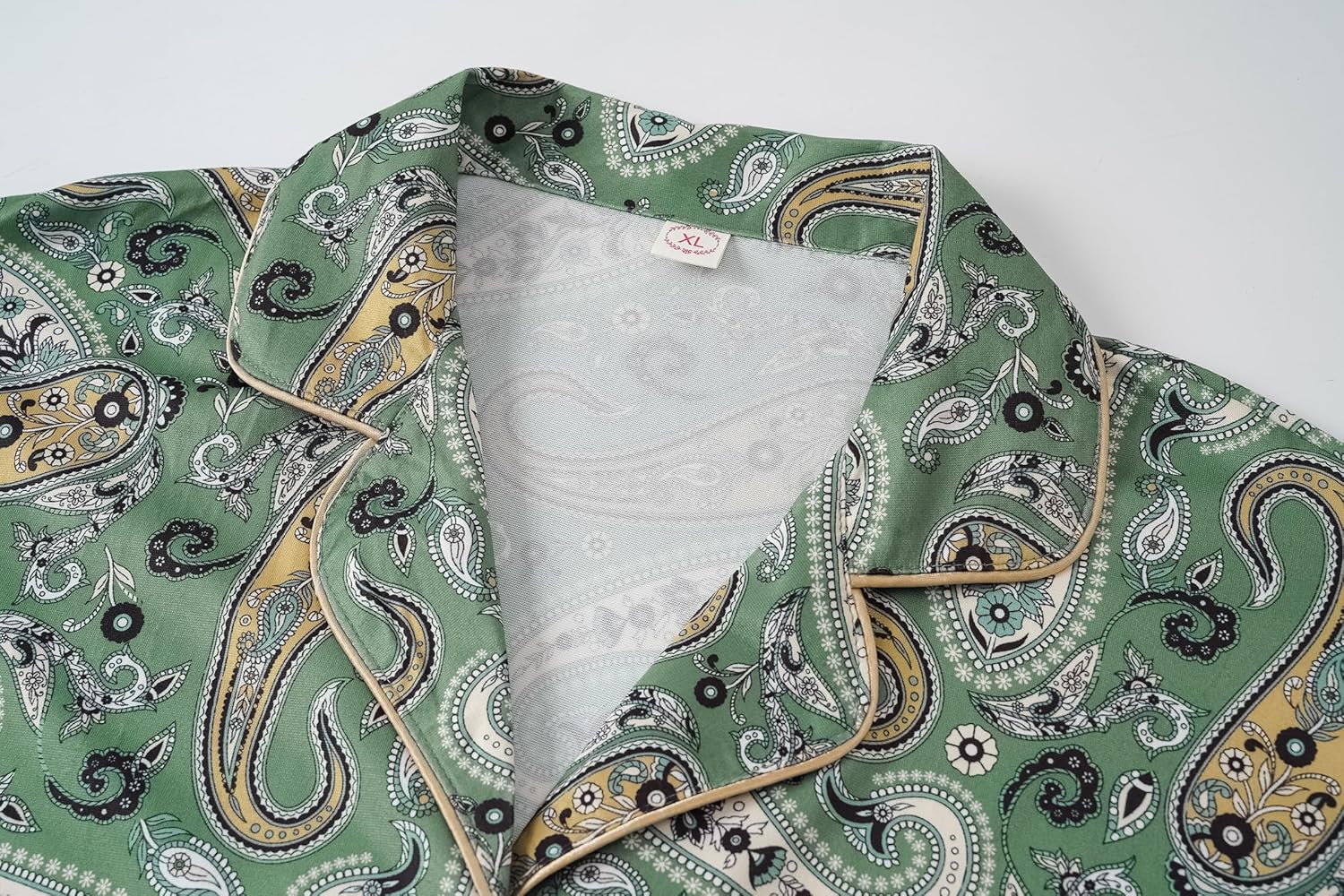 Vozanet Women's Pajamas Set Button Down Short Sleeve Shirt and Pants Soft Knit Polyester Lounge Sets Plus Size 1x to 5x - Image 4