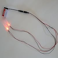 Vista 3 de Dead Head Props Ojos LED de Halloween de 24 pulgadas con controlador de micro efectos para máscaras, calavera y accesorios (azul con enchufe de 12 V)