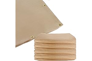 ABN Fiberglass Welding Blanket Fireproof 4-Pack - 6x8 ft High-Temp Insulating Welding...