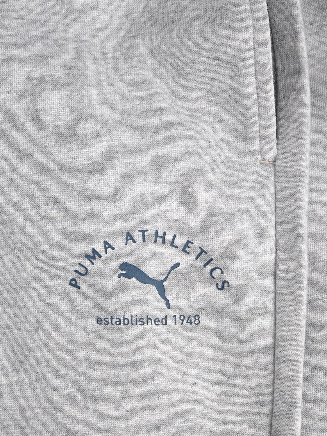 PUMA Boys' 2 Piece Long Sleeve Fleece Pullover and Jogger Set, Relaxed Fit