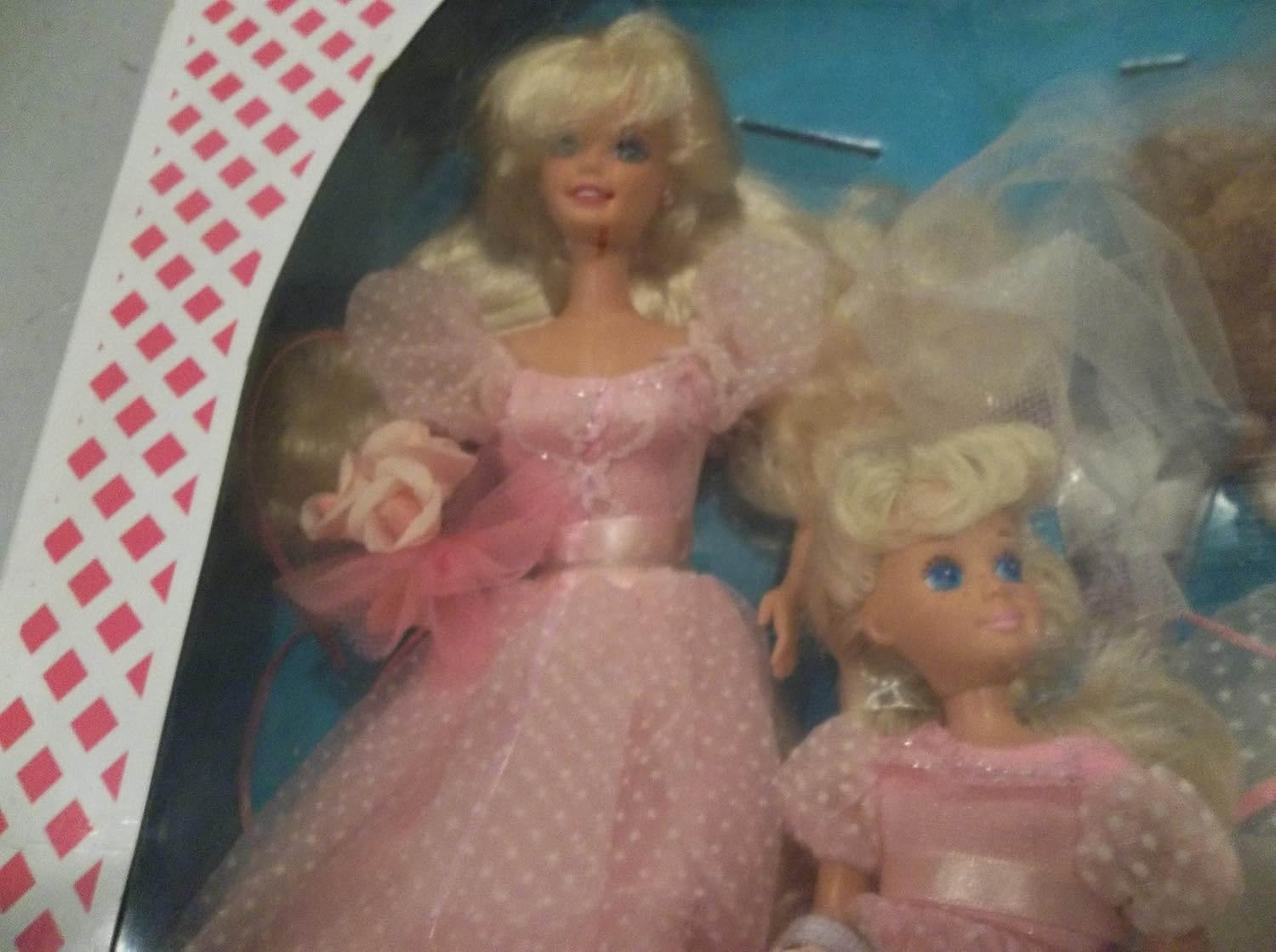 70% Off Everything Barbie Wedding Party MIDGE Gift Set w 6 Dolls: Barbie, Ken, Midge, Allen, Kelly & Todd (1990)