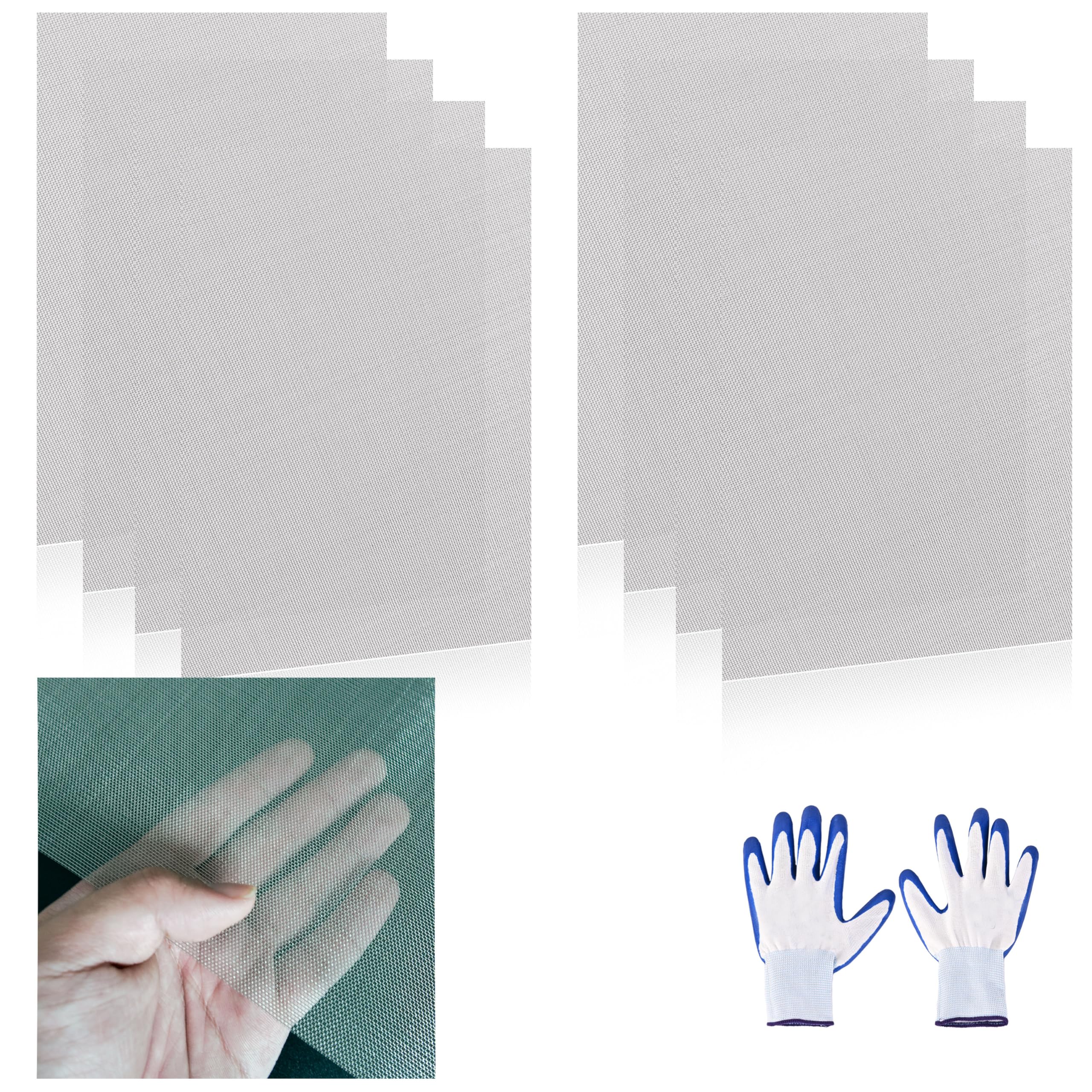 Stainless Steel Wire Mesh Sheets - 4 Pack -17 Stainless Steel Wire Mesh Sheets - 4 Pack -17