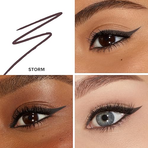 Vista 35 de Too Faced Killer Liner Lápiz delineador de ojos de gel impermeable de 36 horas, 0.04 onzas 03 Killer Espresso (negro/marrón)