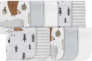 Gerber Baby Washcloths for Boys: Soft, Gentle and Cute Animal Designs