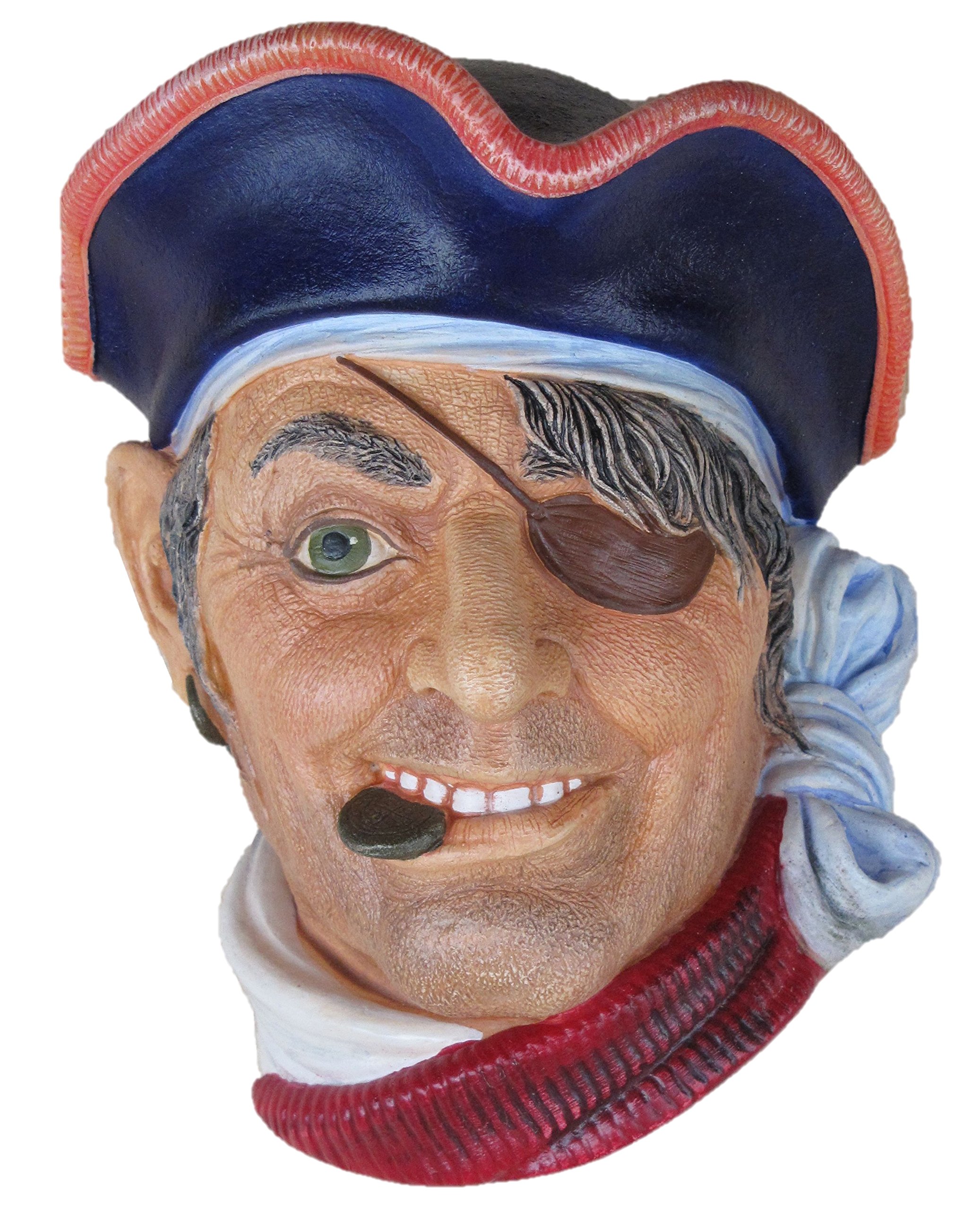 Amazon.co.jp: 壁掛け ウォールマスク・人顔 Pirate (海賊-片目