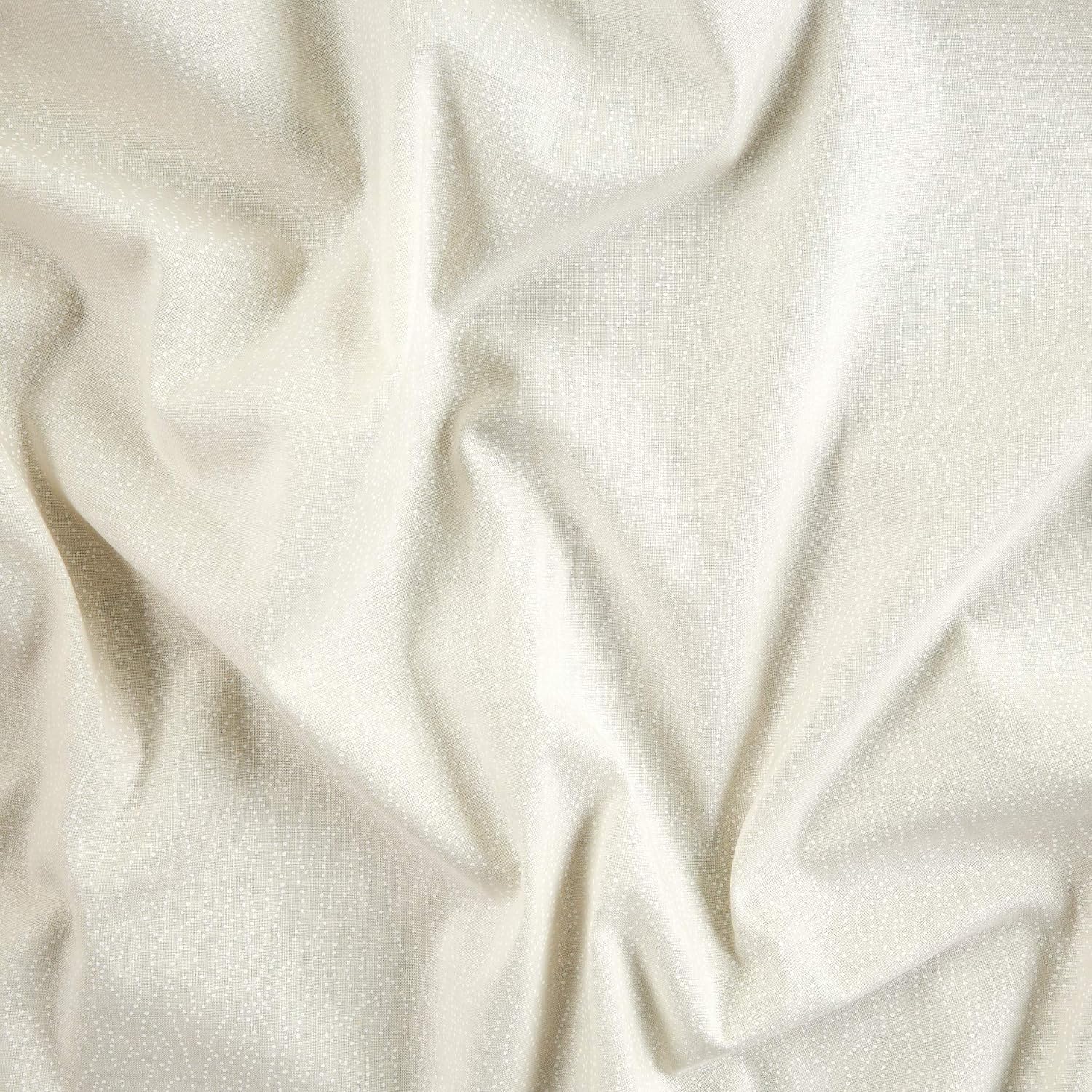 Tone on Tone Dotted Lines White/Tan, Fabric by the Yard