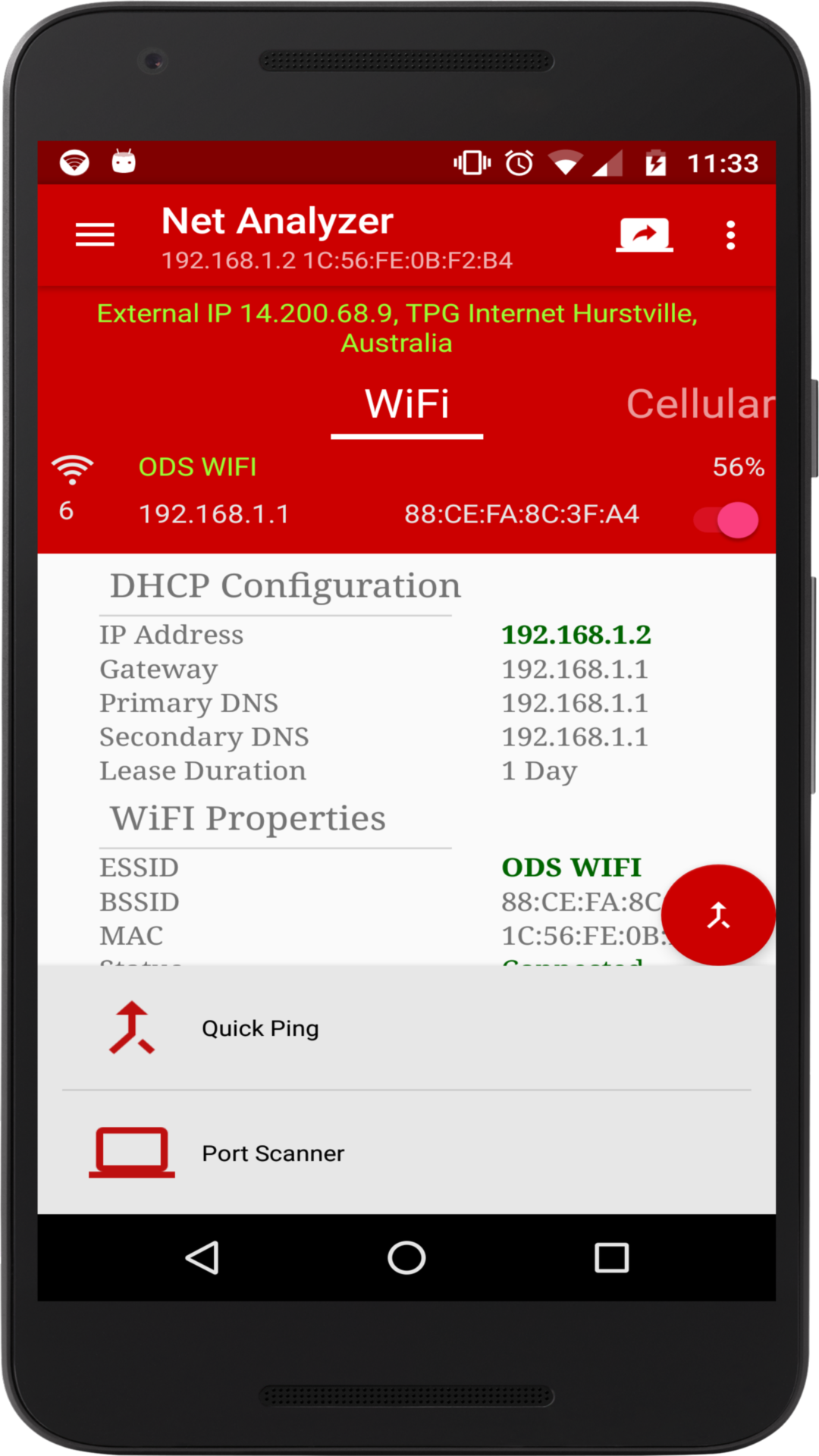 Netalyzer Android Net Analyzer Pro - App on Amazon Appstore