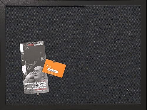 Miniatura 2 de MasterVision Tablero de anuncios 180 x 240in tablero de mensajes de tela oscura marco de MDF negro