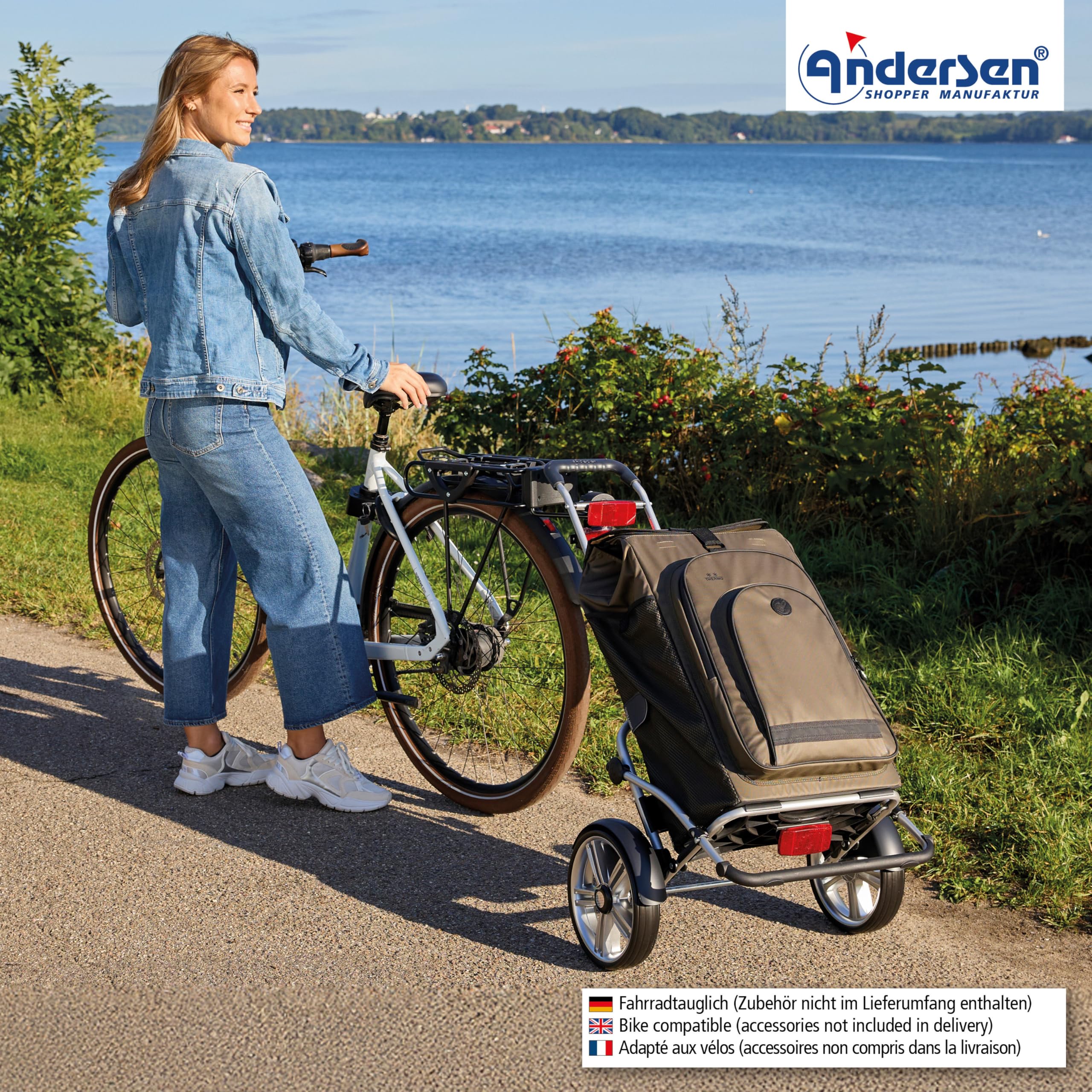 ANDERSEN Einkaufstrolley - Royal Sh. Plus Hydro 3.0 Oliv