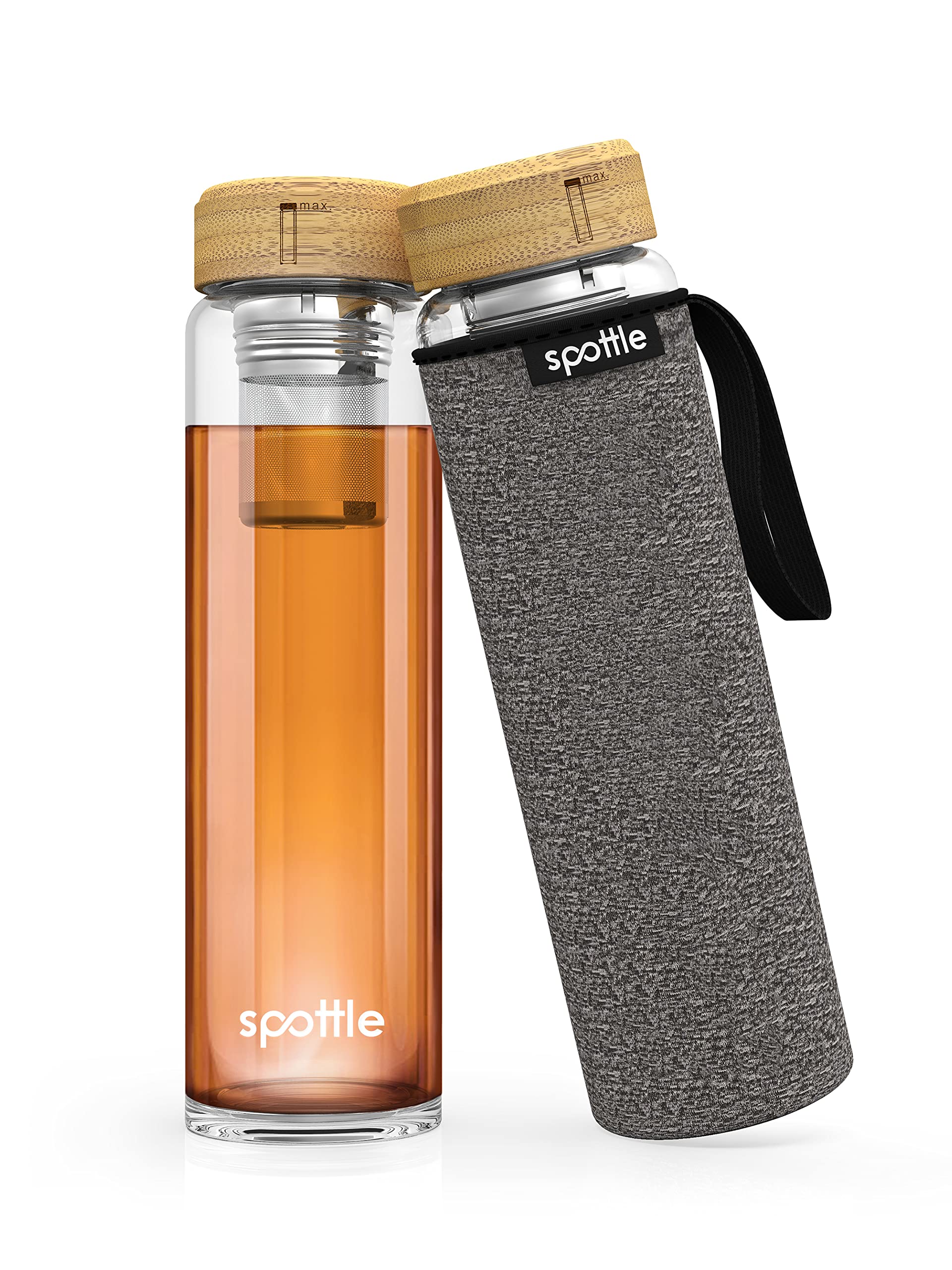 XAVAX Glazen Drinkfles met Thee Infuser