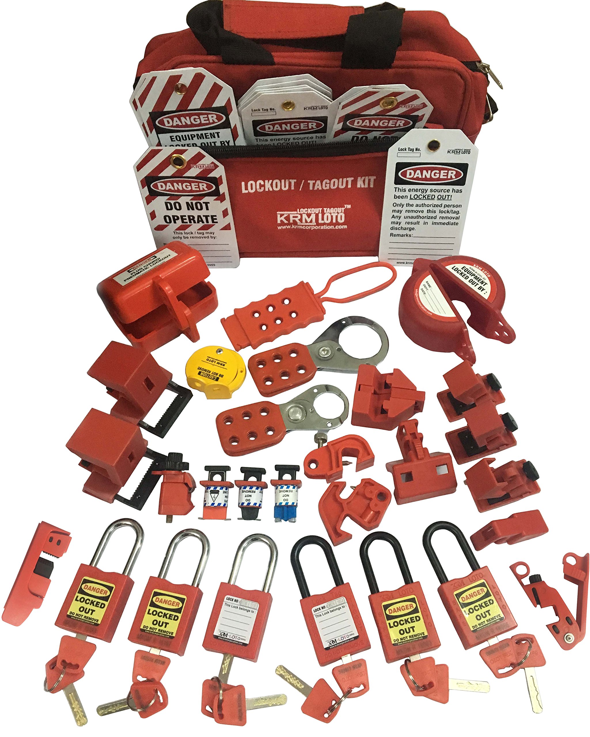 Buy KRM Loto OSHA Lockout TAGOUT Electrical KIT Online at