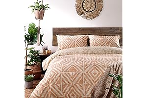 Furn Tanza Global Geometric Tufted Duvet Cover Set