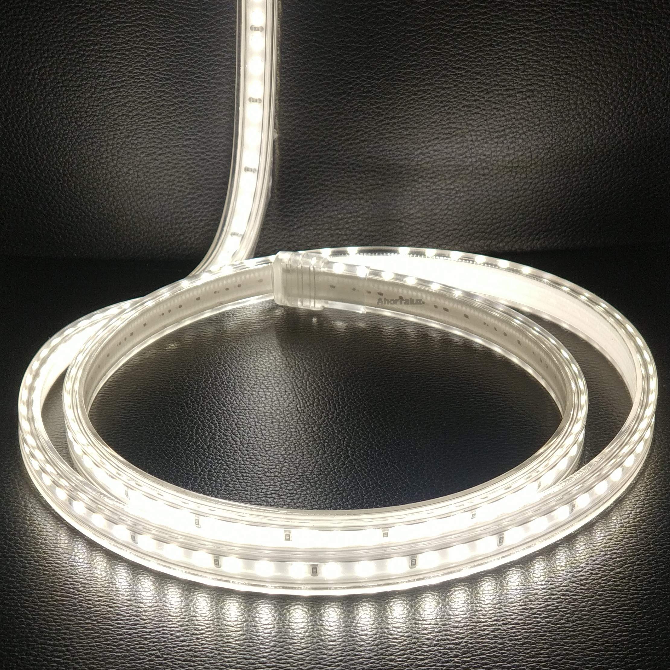 Tira Led de 220v 2835 120 Led/m ALTA LUMINOSIDAD, con INTERRUPTOR. IMPERMEABLE Blanco Frío/Neutro/Cálido Waterproof IP67 strip (Blanco Cálido, 3M) — view 11