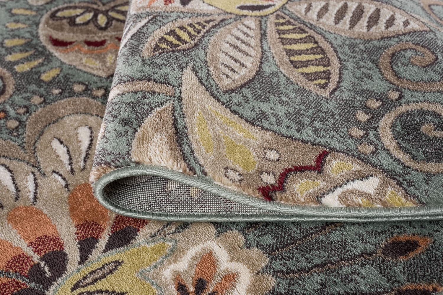 Seafoam Modern 2x10 Hallway Runner Rug - Kitchen Rug - Area Rug for Indoor Entry Entryway Walkway - Contemporary Carpet