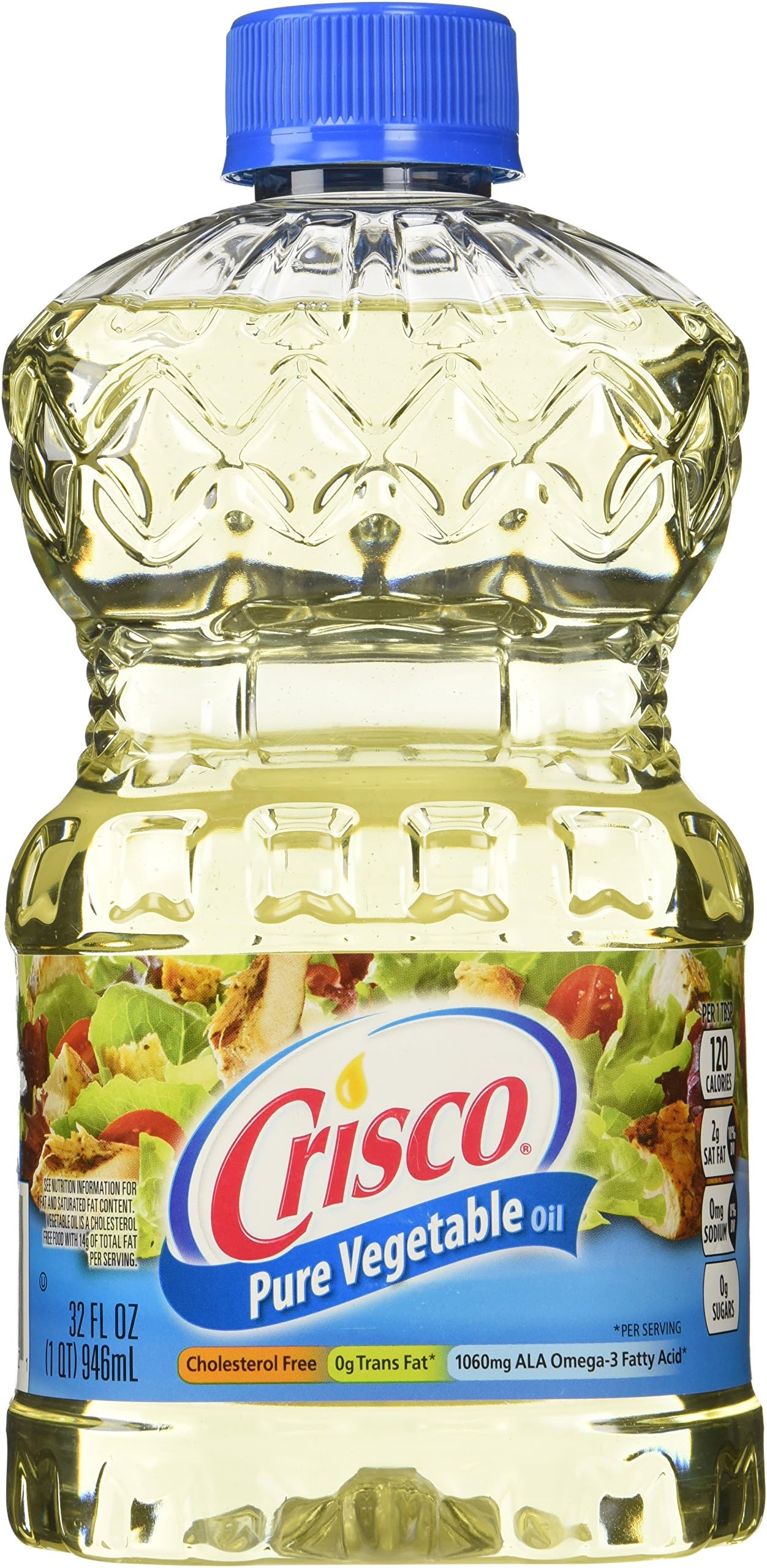 Crisco Pure Vegetable Oil, 32 Ounce Grocery Oils