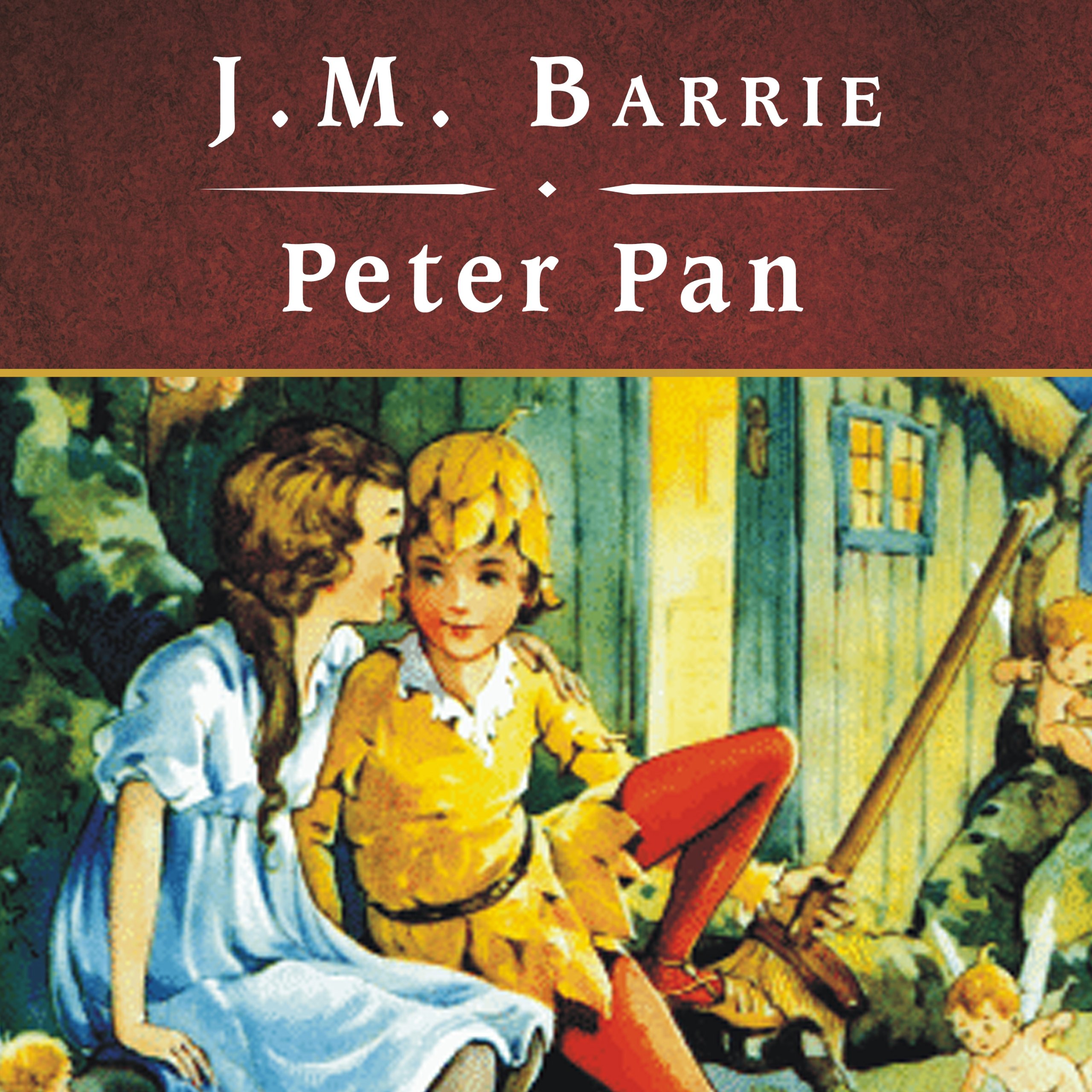 Cover art for Peter Pan, with eBook