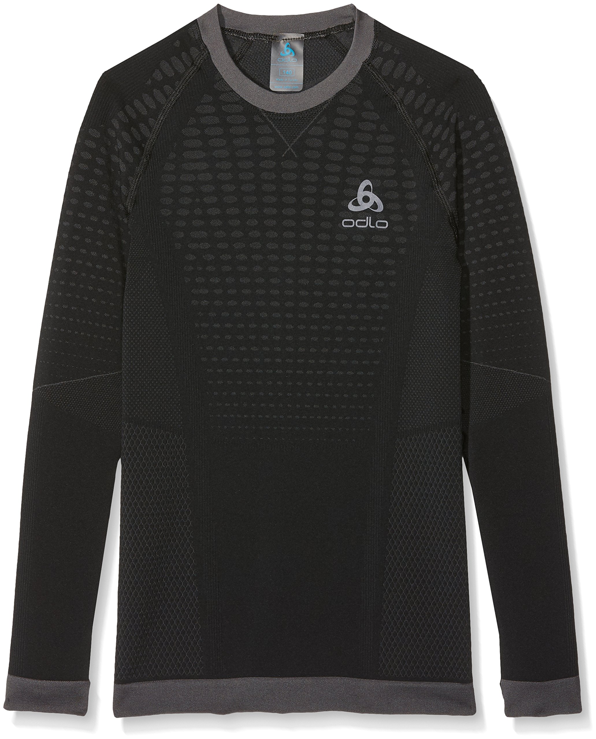 Odlo L/S Crew Neck Evolution Camiseta Térmica, Niños